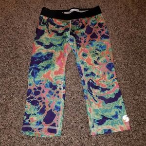 Multicolored Soffe Cropped Leggings